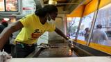 The grill is nearly empty at dinner hour at Ben's Chili Bowl during the COVID-19 pandemic in Washington, D.C., April 30, 2020, photo by Jonathan Ernst/Reuters