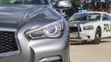 A police vehicle stops a sedan on a routine traffic stop photo by ASP Inc/Adobe Stock