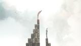 Figure looks down on another figure from a higher stack of blocks, photo by francescoch/Getty Images