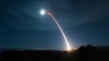 The launch of an unarmed Minuteman III intercontinental ballistic missile during a test at Vandenberg Air Force Base, California, February 5, 2020, photo by SrA Clayton Wear/U.S. Air Force