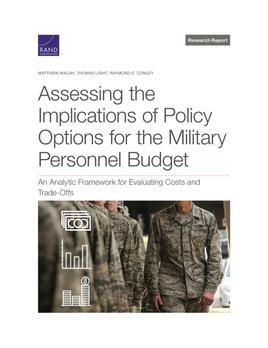 Cover: Assessing the Implications of Policy Options for the Military Personnel Budget