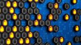 Binary code and digital locks, some lit up and some not, photo by JuSun/Getty Images