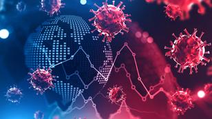 Viruses and tracking data situated around a digital globe, image by ImageFlow/Adobe Stock