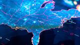 Digital map of the eastern half of the United States, photo by da-kuk/Getty Images