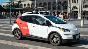 A self driving car, often referred to as a robotaxi, at the Embarcedero in San Francisco, California, August 17, 2023, photo by Gado Images/Reuters