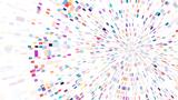 Analysis concept: colored squares arranged in circles, image by natrot/Getty Images
