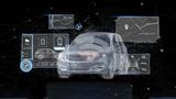 Digital rendering of a car with computer screen images overlaying, photo by Perig Morisse/AdobeStock