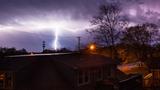 Lightning strikes near Annapolis, Maryland, April 20, 2015, photo by Will Parson/Chesapeake Bay Program