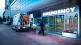 An ambulance arriving at a hospital's emergency department, photo by JazzIRT/Getty Images