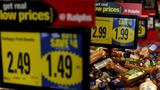 Price tags at a grocery store in Pasadena, California, December 1, 2016, photo by Mario Anzuoni/Reuters