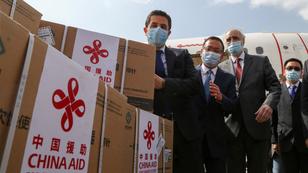 A batch of China's Sinopharm COVID-19 vaccine arrives as a donation at the airport in Damascus, Syria, April 24, 2021, photo by Yamam al Shaar/Reuters