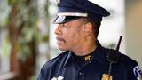 A police officer on duty