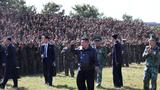  Kim Jong-un visits a special operations training base at an undisclosed location in North Korea, in this handout picture released by KCNA on October 4, 2024, photo by KCNA via Reuters