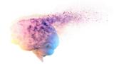 A colorful illustration of a brain, image by Naeblys/Adobe Stock