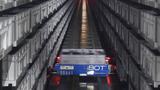 Automated robots fetch merchandise from aisles at the Hudson's Bay Company distribution centre in Toronto, Ontario, Canada, May 29, 2017