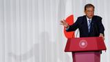 Japanese Prime Minister Shigeru Ishiba speaks during a press conference after Japan's lower house election in Tokyo, Japan, October 28, 2024, photo by Kim Kyung-Hoon/Reuters