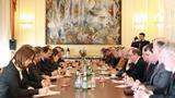 An international delegation, photo by Eric Bridiers/U.S. Mission