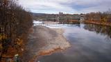 Low water levels in the Susquehanna River in Binghamton, New York, November 19, 2024, photo by Craig Ruttle/Reuters