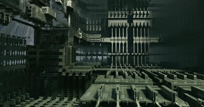A fractal landscape rendered in three dimensions, photo by Antagain/Getty Images