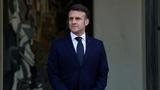 French President Emmanuel Macron before a meeting on Ukraine and European security at the &Eacute;lys&eacute;e Palace in Paris, France, February 17, 2025, photo by Gonzalo Fuentes/Reuters