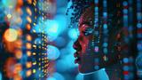 A female IT specialist analyzing large amounts of data, image by Prasanth/Adobe Stock