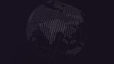 A graphic of the globe on a purple background