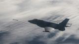 An F-35A Lightning II fires a missile during testing, photo by Michael Jackson/U.S. Air Force