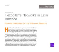 Cover: Hezbollah's Networks in Latin America