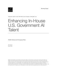 Cover: Enhancing In-House U.S. Government AI Talent
