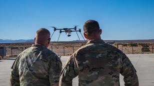 UAS testing during the Defense Innovation Unit led prize challenge, photo by Devon Bistarkey/U.S. Department of Defense