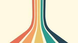 Colored lines extending to from the foreground to an upward arc in the background, representing progress, image by Tetiana Komarytska/Getty Images