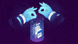 Illustration of hands puppeteering social media apps, images by fullvector/Adobe Stock and Whale Design/Getty Images