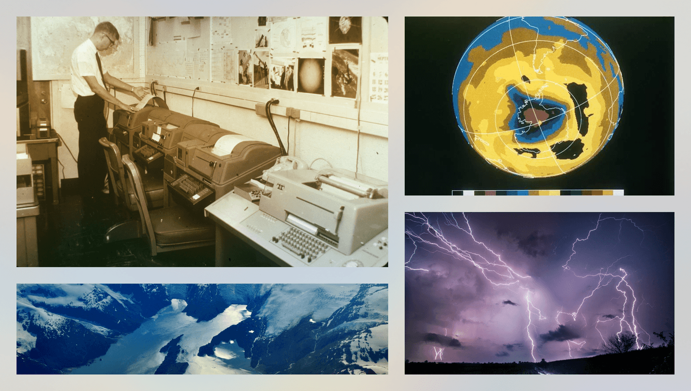 Various scientific images by NOAA and Getty Images