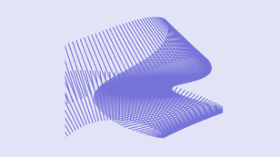 Abstract pattern of folding shape